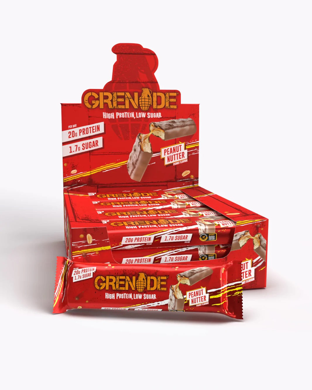 Grenade protein bars (box of 12)