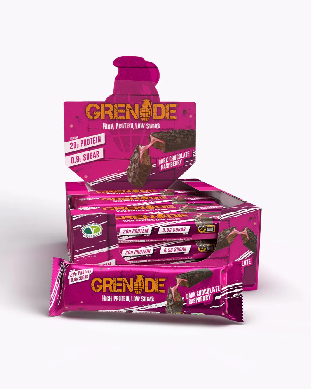 Grenade protein bars (box of 12)