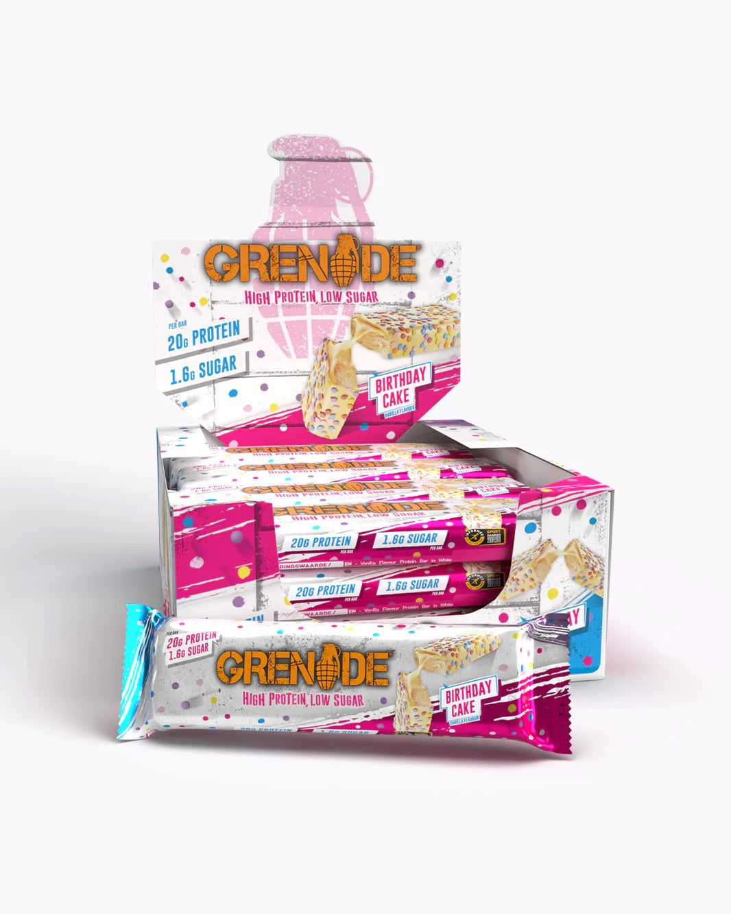 Grenade protein bars (box of 12)
