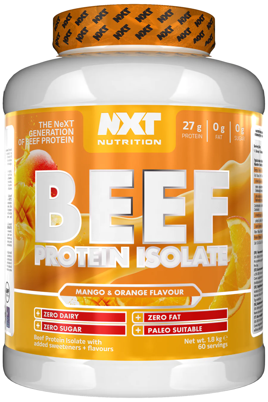 NXT nutrition beef protein isolate 1.8kg