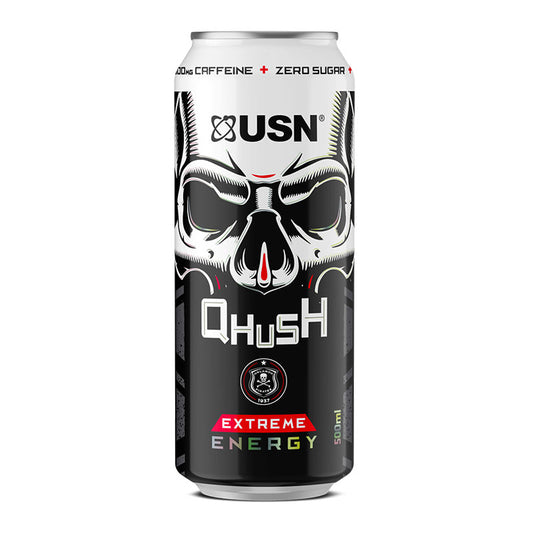 USN QHUSH energy drink